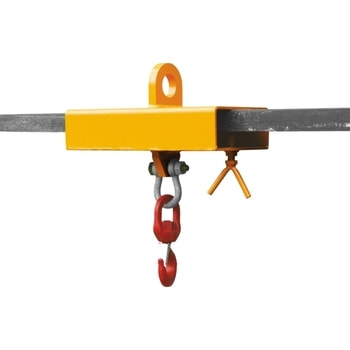 Eichinger Lasthaken für Stapler/Kran für 1 Staplerzinken, Zinken-QS 200 x 80 mm (BxH), 510 x 210 x 400 mm (HxBxT), Gewicht 15 kg, Farbe wählbar 