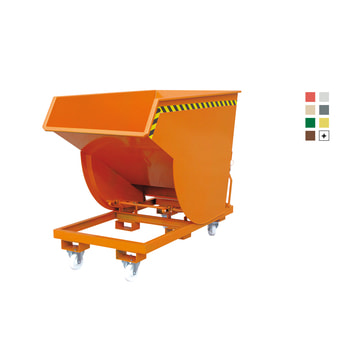 Eichinger Schwerlast-Kippbehälter, Selbstkipper, TL bis 3.500 kg, Volumen wählbar bis 2.250 l, Seilzug, bis 1.500 x 1.780 x 1.950 mm (HxBxT) 