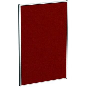 Stellwand, Trennwand, Raumteiler, Sichtschutz, schallabsorbierend, Stoffbespannung, pinnbar, Alurahmen, 1.200 x 41 mm (HxT), Breite/Farbe wählbar 