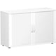 Querrollladenschrank freistehend, 798 x 1.200 x 425 mm (HxBxT), abschließbar, Korpusfarbe Weiß