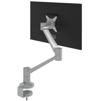 Monitorarm für 1 Monitor, Bildschirmhalter, Tischbefestigung, dynamisch höhenverstellbar, tiefenverstellbar, VESA MIS-D 75/100, bis 7 kg 