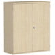 Flügeltürenschrank, 1.152 x 1.000 x 425 mm (HxBxT), hier in Ahorn Dekor
