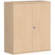 Flügeltürenschrank, 1.152 x 1.000 x 425 mm (HxBxT), hier in Buche Dekor