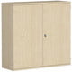 Flügeltürenschrank, 1.152 x 1.200 x 425 mm (HxBxT), hier in Ahorn Dekor