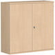 Flügeltürenschrank, 1.152 x 1.200 x 425 mm (HxBxT), hier in Buche Dekor