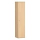 Flügeltürenschrank, 1.536 x 400 x 425 mm (HxBxT), Schloss links, hier in Buche Dekor