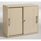 Anstell-Schiebetürenschrank, 720 x 800 x 425 mm (HxBxT), hier in Ahorn