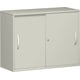 Anstell-Schiebetürenschrank, 720 x 1.000 x 425 mm (HxBxT), hier in Lichtgrau