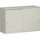 Anstell-Schiebetürenschrank, 720 x 1.200 x 425 mm (HxBxT), hier in Lichtgrau