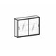 Piktogramm Glas-Schiebetürenschrank, hier in 1.152 x 1.600 x 425 mm, Farbe entsprechend Artikelbeschreibung