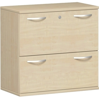 Registraturschrank, 2 Hängeregistraturen, 768 x 425 mm (HxT), Zentralverschluss, Korpusfarbe und Frontfarbe wählbar 
