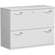 Registraturschrank mit 2 Hängeregistraturen, 768 x 1.000 x 425 mm (HxBxT), hier in Lichtgrau