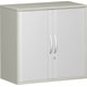 Querrollladenschrank, 720 x 800 x 425 mm (HxBxT), abschließbar, in Lichtgrau