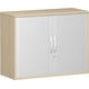 Querrollladenschrank, 720 x 1.000 x 425 mm (HxBxT), abschließbar, in Ahorn Dekor