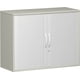 Querrollladenschrank, 720 x 1.000 x 425 mm (HxBxT), abschließbar, in Lichtgrau