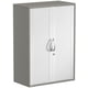 Querrollladenschrank, 3 Ordnerhöhen, 1.152 x 800 x 425 mm (HxBxT), in Onyx Dekor